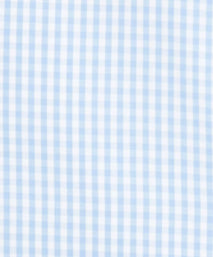 Pale Blue & White Classic Fit Core Poplin Gingham Formal Shirt